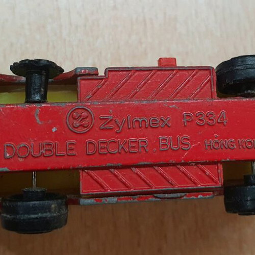 Zylmex double-decker miniature bus used, London style