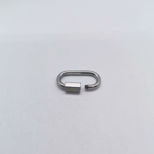 Carabiner clasp stainless steel 21mm new