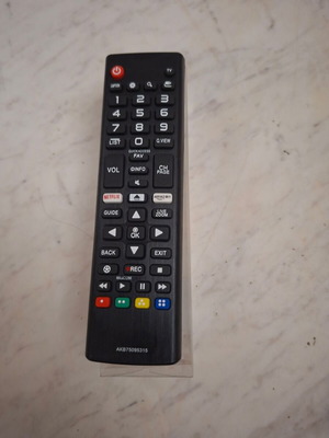 Replacement remote control for LG Smart TV model AKB75095315 new