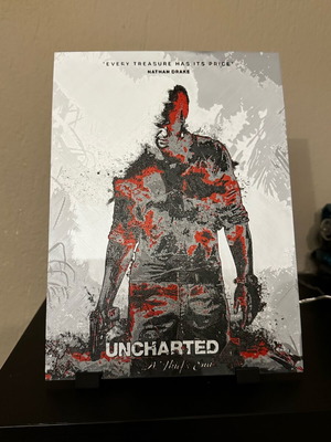 3D embossed image Uncharted 4 Nathan Drake new