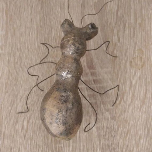 Decorative giant ant like new, handmade metal art
