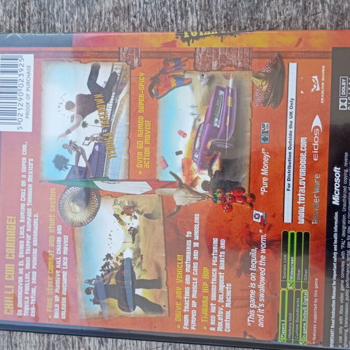 Total Overdose Xbox video game used, PEGI 18