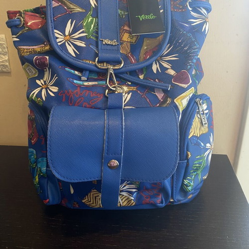 Verde backpack new, blue
