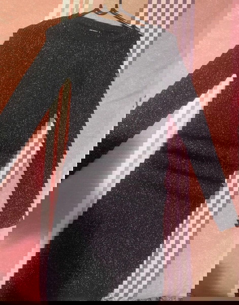 Pink Woman φόρεμα με στρας με ανοιχτή πλάτη