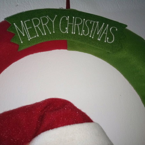Christmas wreath with elf decoration new, 50 cm diameter