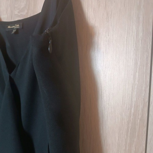 Massimo Dutti black dress with straps, like new, size 38