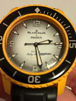 Blancpain & Swatch Scuba Fifty Fathoms 1D35C watch like new