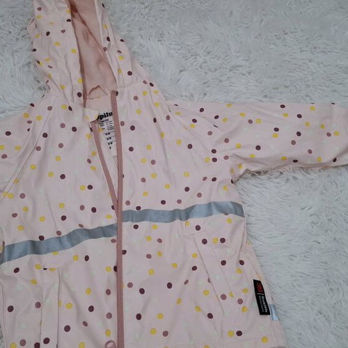 Waterproof jacket used size 4, pink