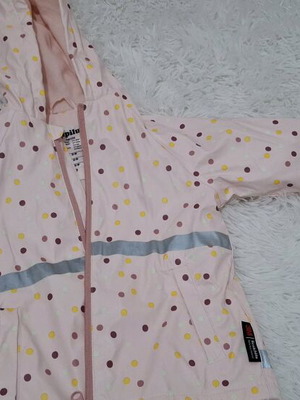Waterproof jacket used size 4, pink