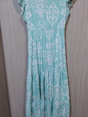 Maxi dress new, green, size S