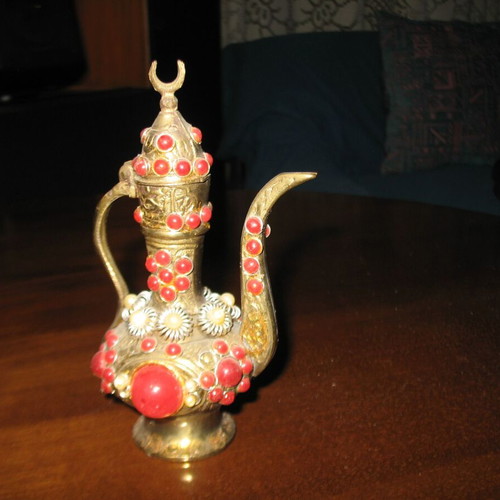 Vintage miniature teapot used from Constantinople