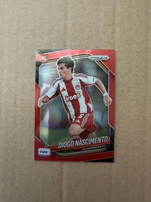 2025-26 Panini FIFA Prizm Rookie Diogo Nascimento карта като нова Олимпиакос