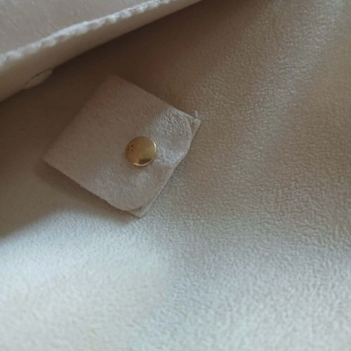 Authentic Bulgari jewelry box with suede case like new