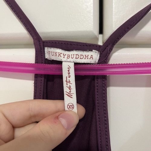Funky Buddha purple summer camisole size XS like new