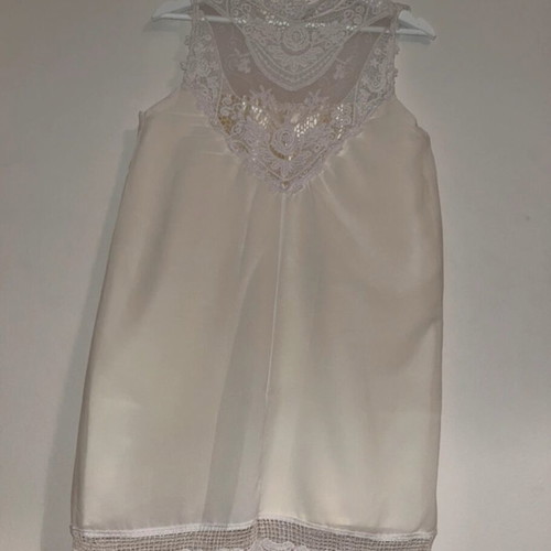 Handmade wedding dress new L-XL white