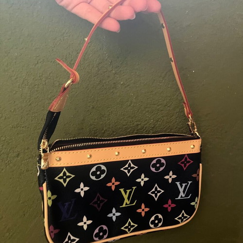 Louis Vuitton multicolor vintage pochette shoulder bag