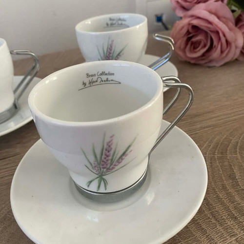 Bravo Collection Makis Tselios porcelain cup set of 5, new