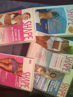 Shape DVD collection new for full workout yoga, pilates