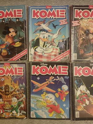 Komix comics used, pack of 6 issues in Greek
