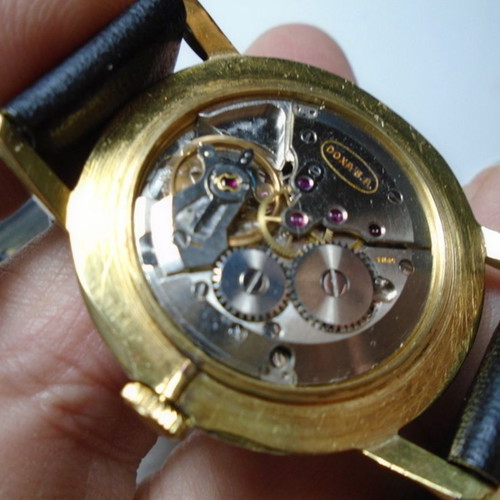 Doxa winding watch used, men's, white