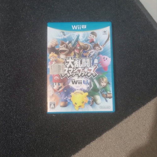 Super Smash Bros game for Nintendo Wii U used, Japanese edition