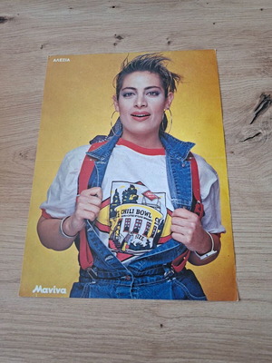 Alexia Patrick Swayze Poster used from 90s Manina magazine