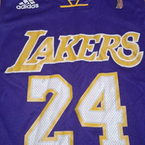 Adidas Kobe Bryant #24 LA Lakers NBA Jersey like new
