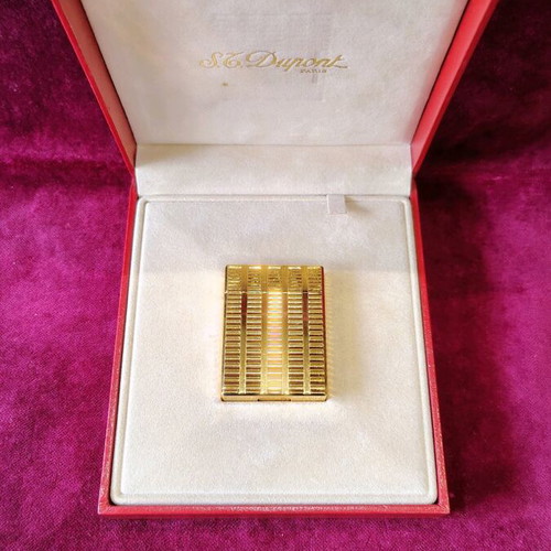 Dupont gold lighter new with box