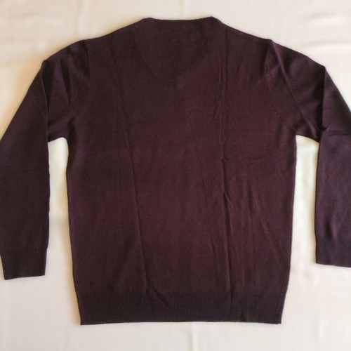 Pierre Cardin men's V-neck sweater like new, size S, burgundy
