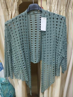 Women's Bolero MX4552 cotton, new, olive perforated