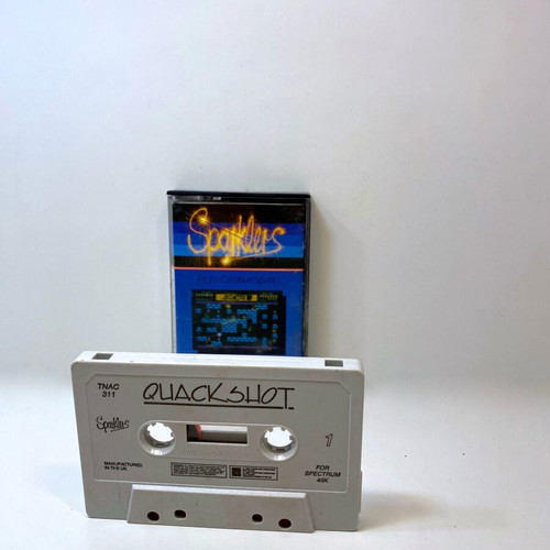 QuackShot tape cassette for Spectrum ZX used, complete in box