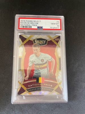 Kevin De Bruyne and Ronaldinho PSA cards used