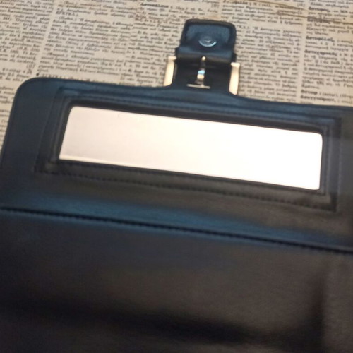 More & More wrist bag like new with mirror black