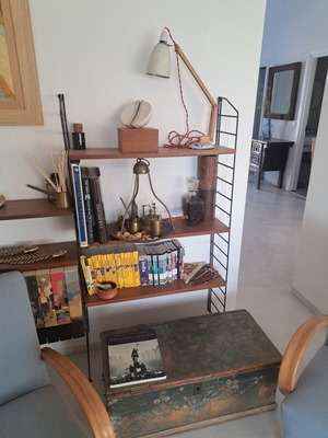 Mid Century Vintage Kajsa & Nils Nisse Strinning Teak Shelving Unit used