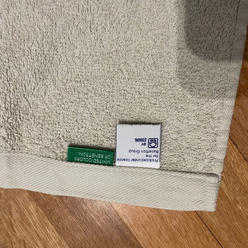 Set of 7 cotton towels, 28 x 45 cm, Benetton & Beauty Home