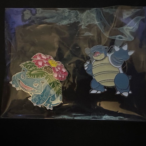 Pokemon pins Blastoise, Venusaur and Toq/Chic new authentic