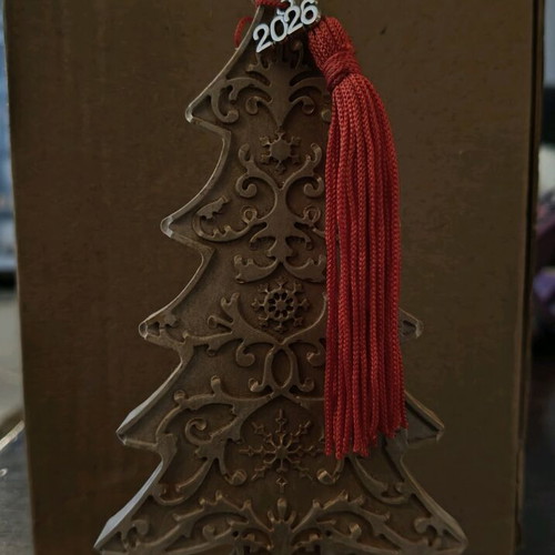 Ceramic Christmas tree charm new