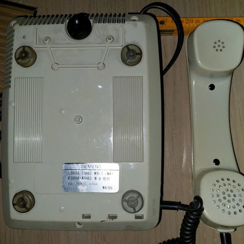 Antique telephone used with OTE logo, Siemens