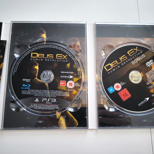 Deus Ex Human Revolution Collector's Edition PS3 game used, CIB