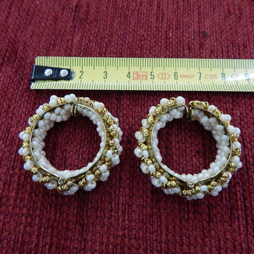 Old earrings used, set of 2 pieces