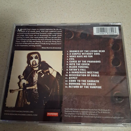 Mercyful Fate The Best Of CD compilation, metal