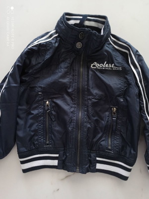 Spring jacket used for boys 92-98 cm blue