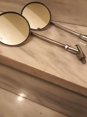 Suzuki vintage motorcycle mirrors used