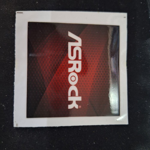 Asrock stickers set of 10 new