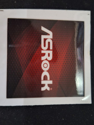 Asrock stickers set of 10 new
