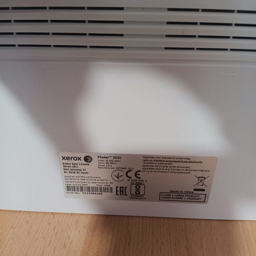 Xerox Phaser 3020 Laser Printer WiFi USB with Toner 1.5K