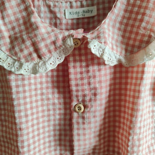 Shein walking romper like new, for 2-3 years old, white and pink