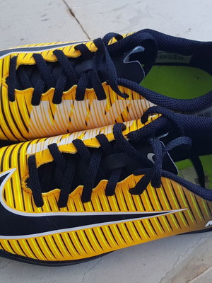 Nike Mercurial X ποδοσφαιρικά παπούτσια μέγεθος 38 σαν καινούργιο, μαύρο και πορτοκαλί