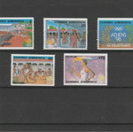 Olympic Games Seoul 1988 stamps new, unsealed without perforation