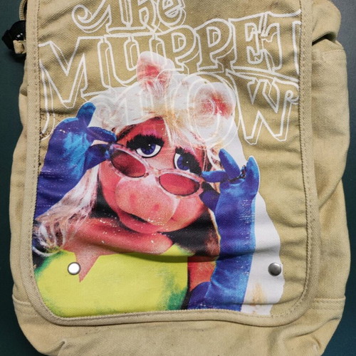 Muppet Show shoulder bag 2007 used, authentic and collectible, beige